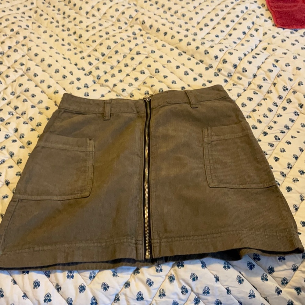 PacSun Olive Green Mini  Skirt